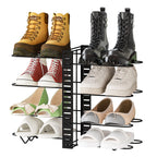 Pot Organizer Rack 8 Tiers Pots and Pans Organizer, Pot Lid Organizer for Kitchen Cabinet Cookware Organizers and Storage,Upgraded